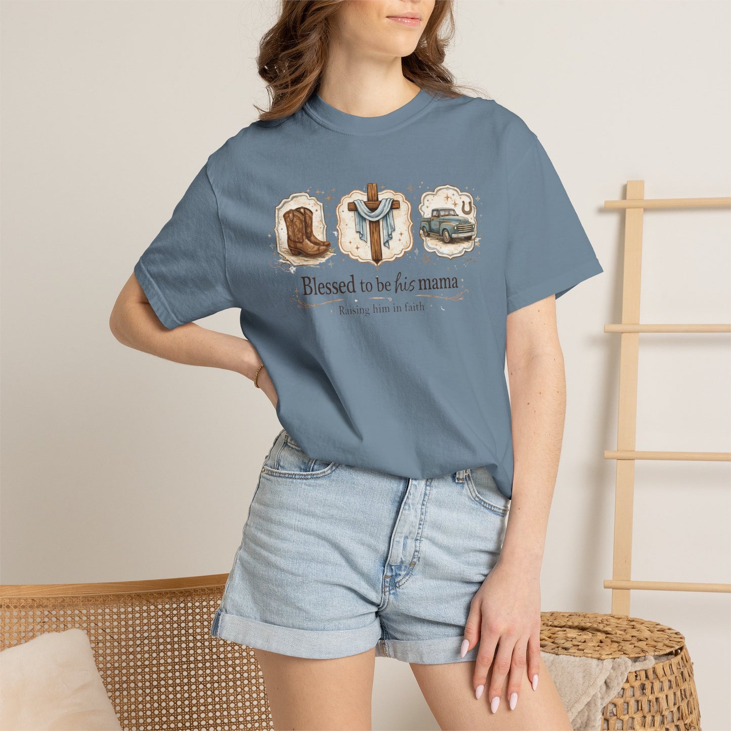 Blessed to Be His Mama T-Shirt — Christian Mama Faith Tee