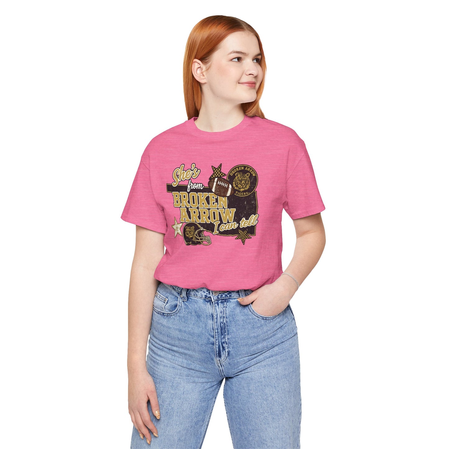 Broken Arrow Oklahoma Retro Graphic Tee — "Stars From Broken Arrow" Vintage Style T‑Shirt