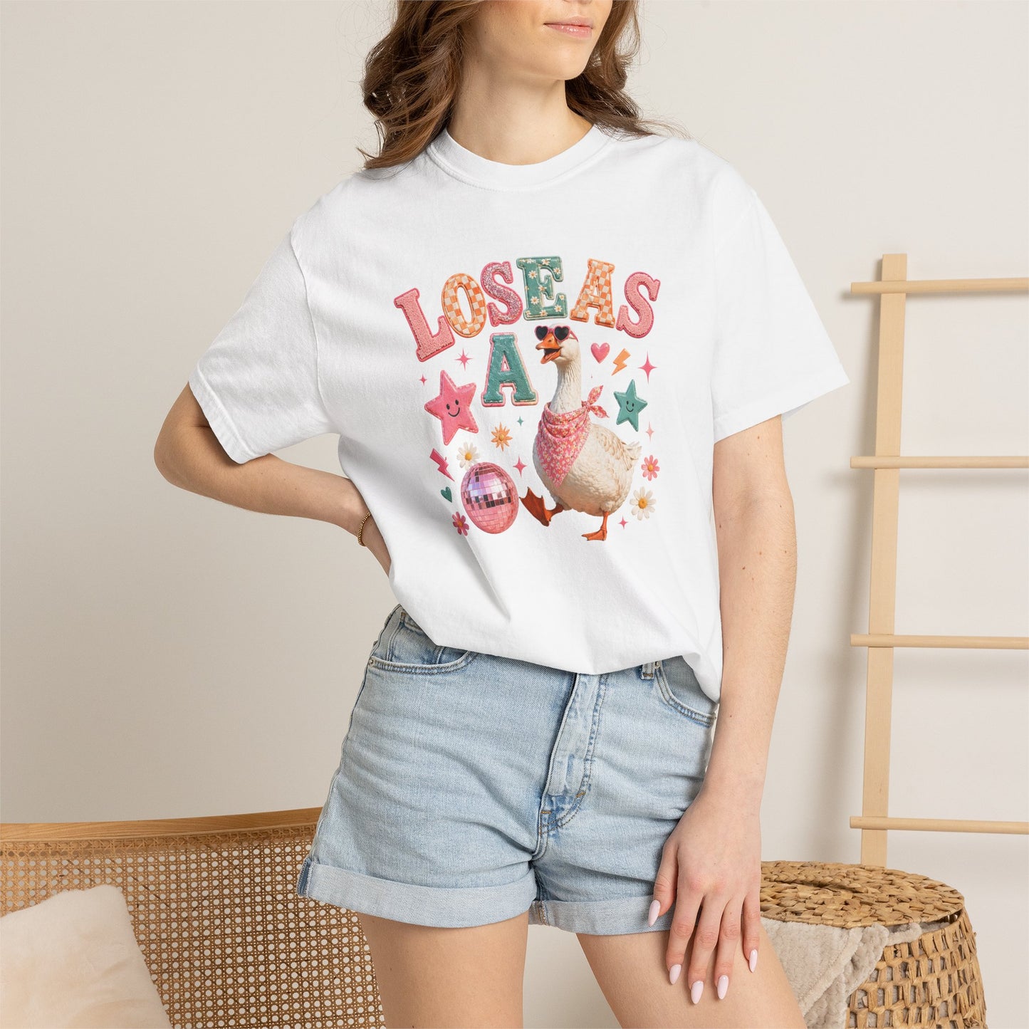 Lose As A Goose T-Shirt — Cute Retro Duck Graphic Tee