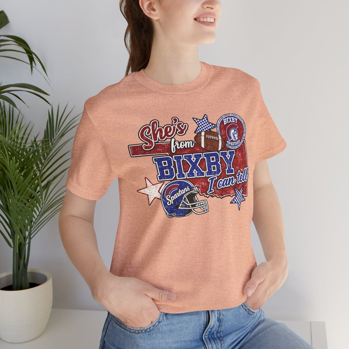 Bixby Football Tee — "She’s from Bixby I can tell" Vintage Team Shirt