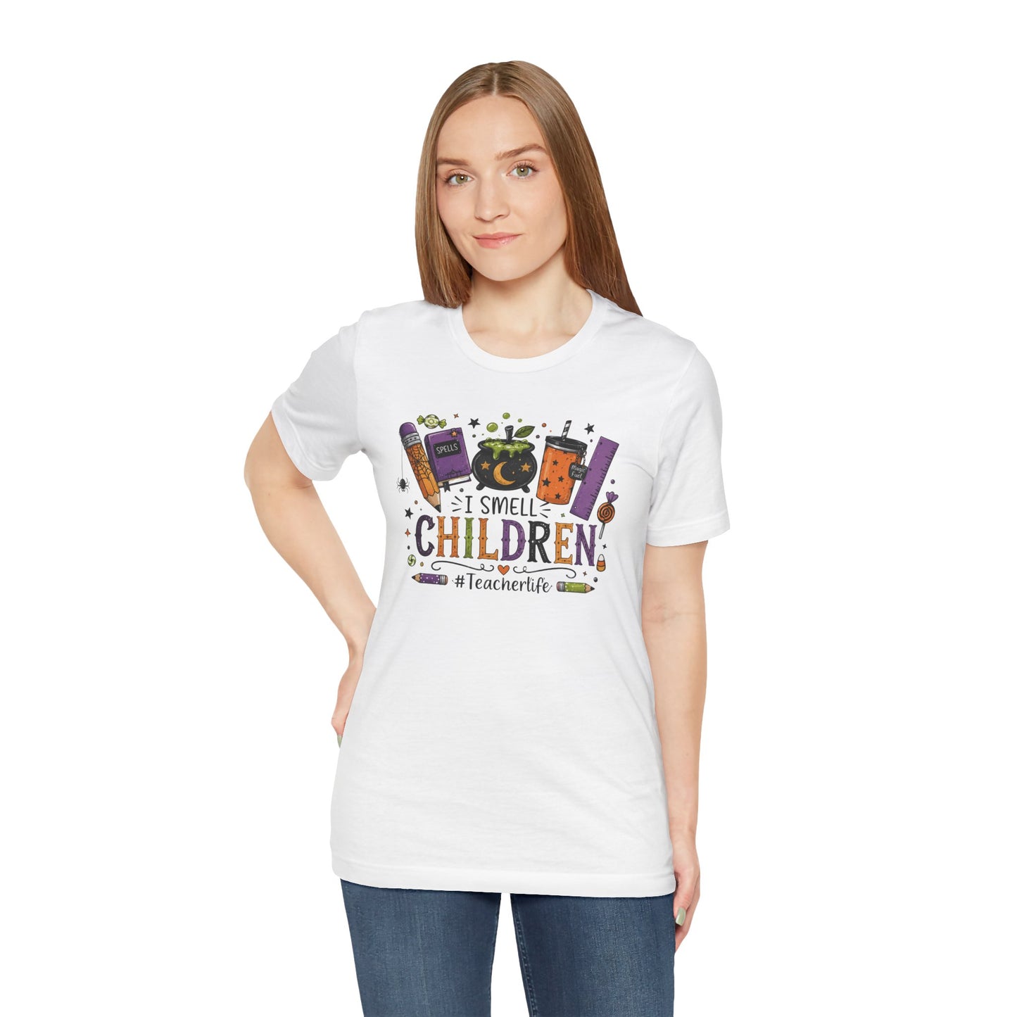 I Smell Children Halloween Teacher T-Shirt
