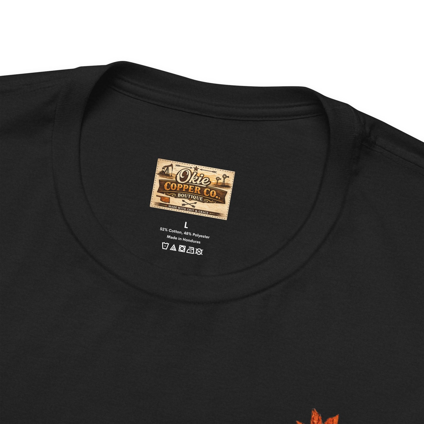 Autumn Highland Cow Tee — Fall Pumpkin Latte Graphic T-Shirt