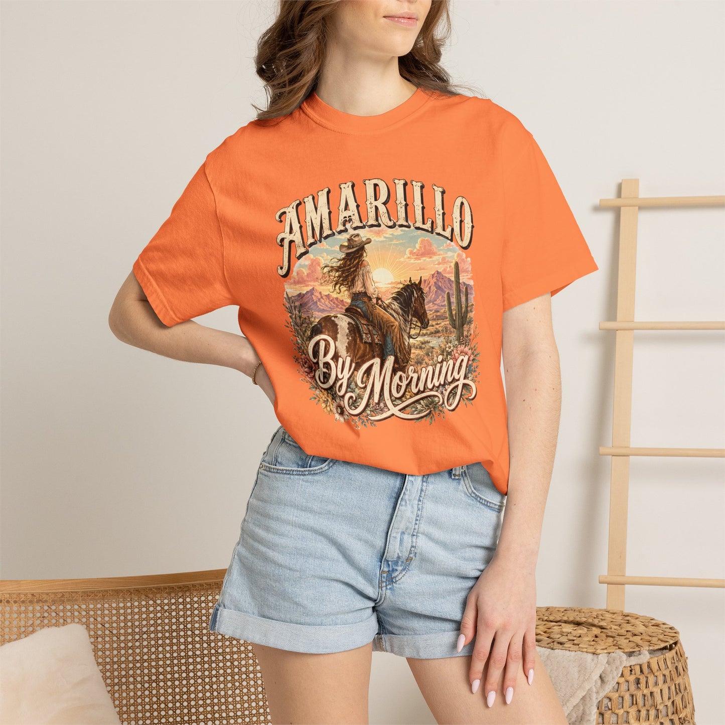 Amarillo By Morning Cowboy T-Shirt — Western Rodeo Graphic Tee