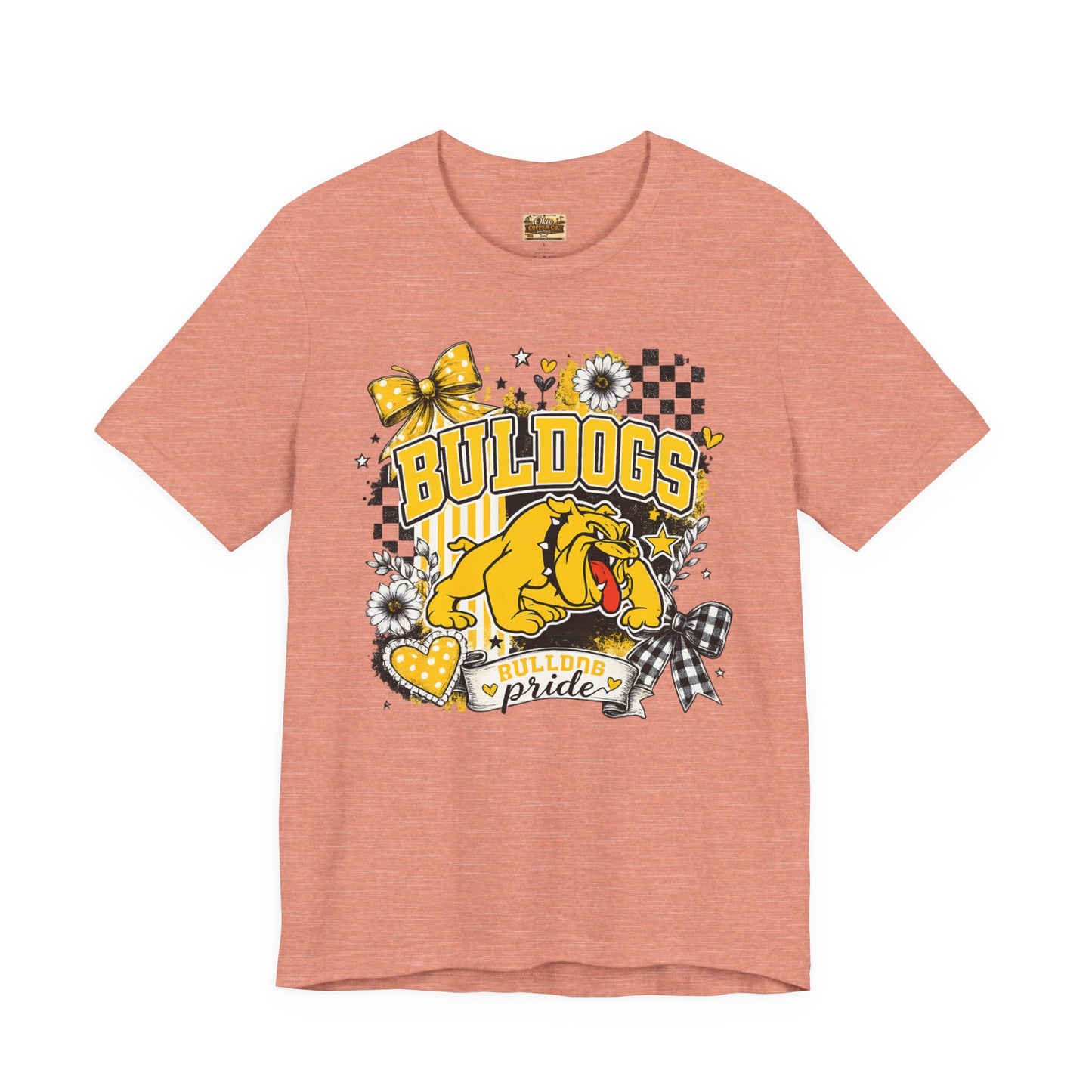 Bulldogs Pride T-Shirt – Yellow Mascot Graphic Tee