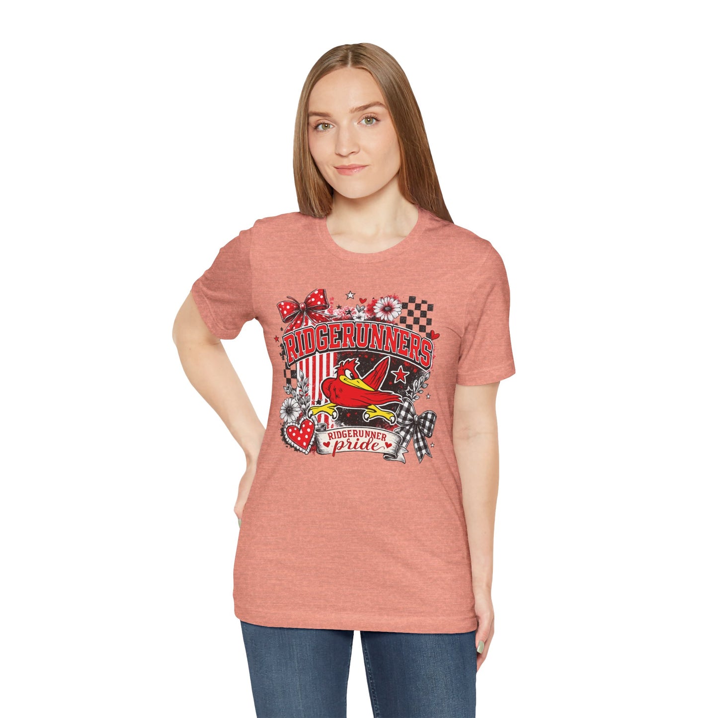 Ridgerunners Pride T-Shirt — School Mascot Red & Black Graphic Tee