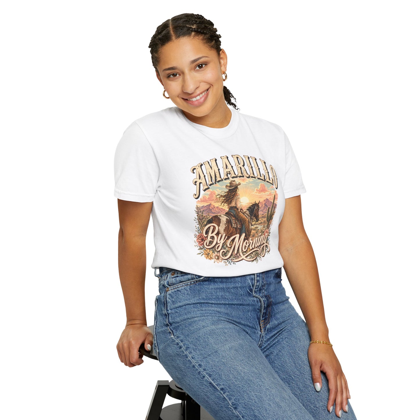 Amarillo By Morning Cowboy T-Shirt — Western Rodeo Graphic Tee