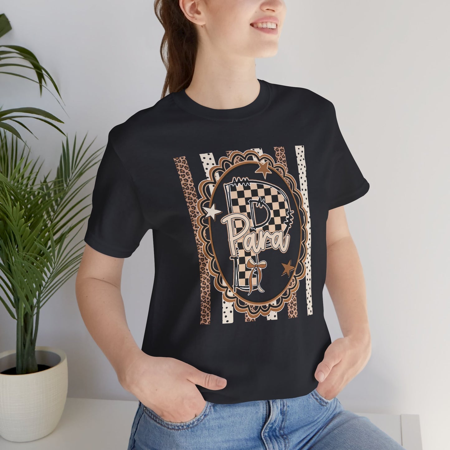 Retro Checkerboard Graphic Tee — Father’s Day Vintage Plaid Dad Shirt