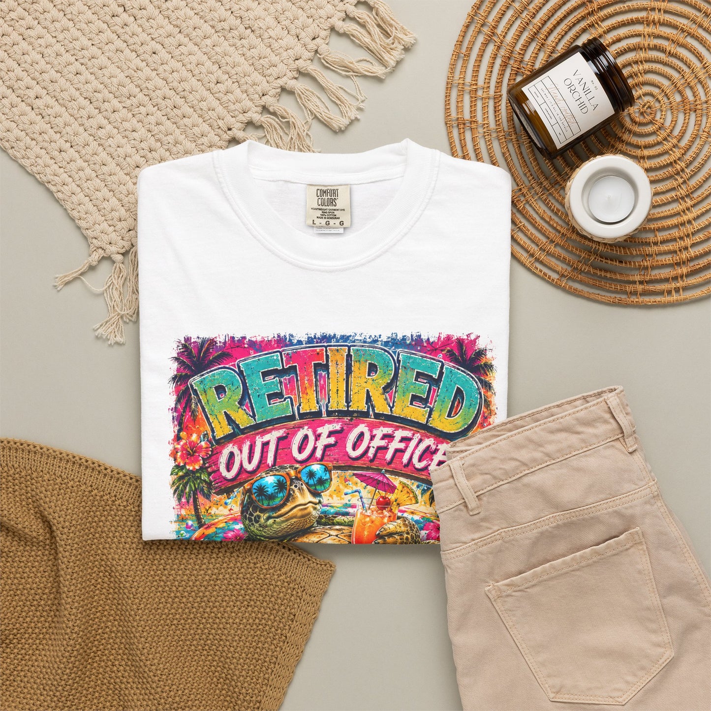 Retired Out of Office For Good T-Shirt — Funny Retirement Turtle Tee