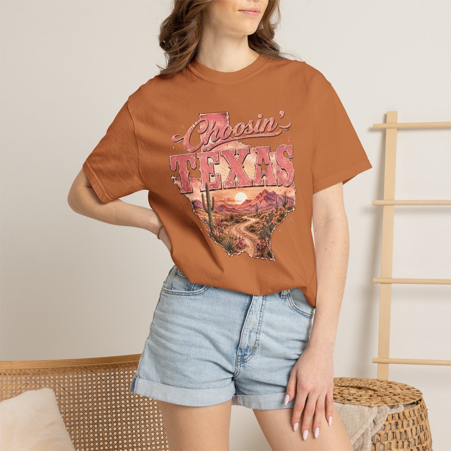 Chasin' Texas T-Shirt — Vintage Desert State Graphic Tee