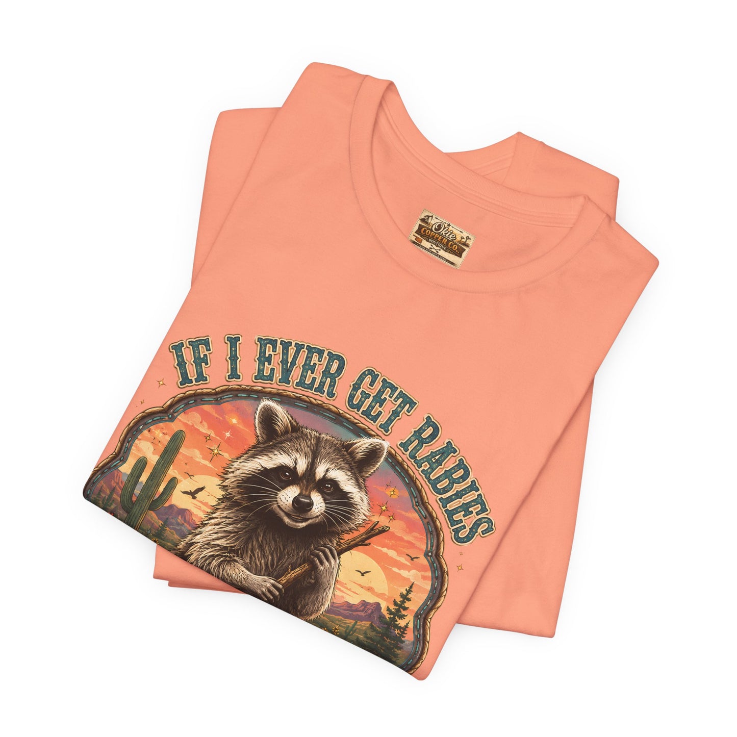 If I Ever Get Rabies You’re High On My Bitin’ List Raccoon Graphic Tee