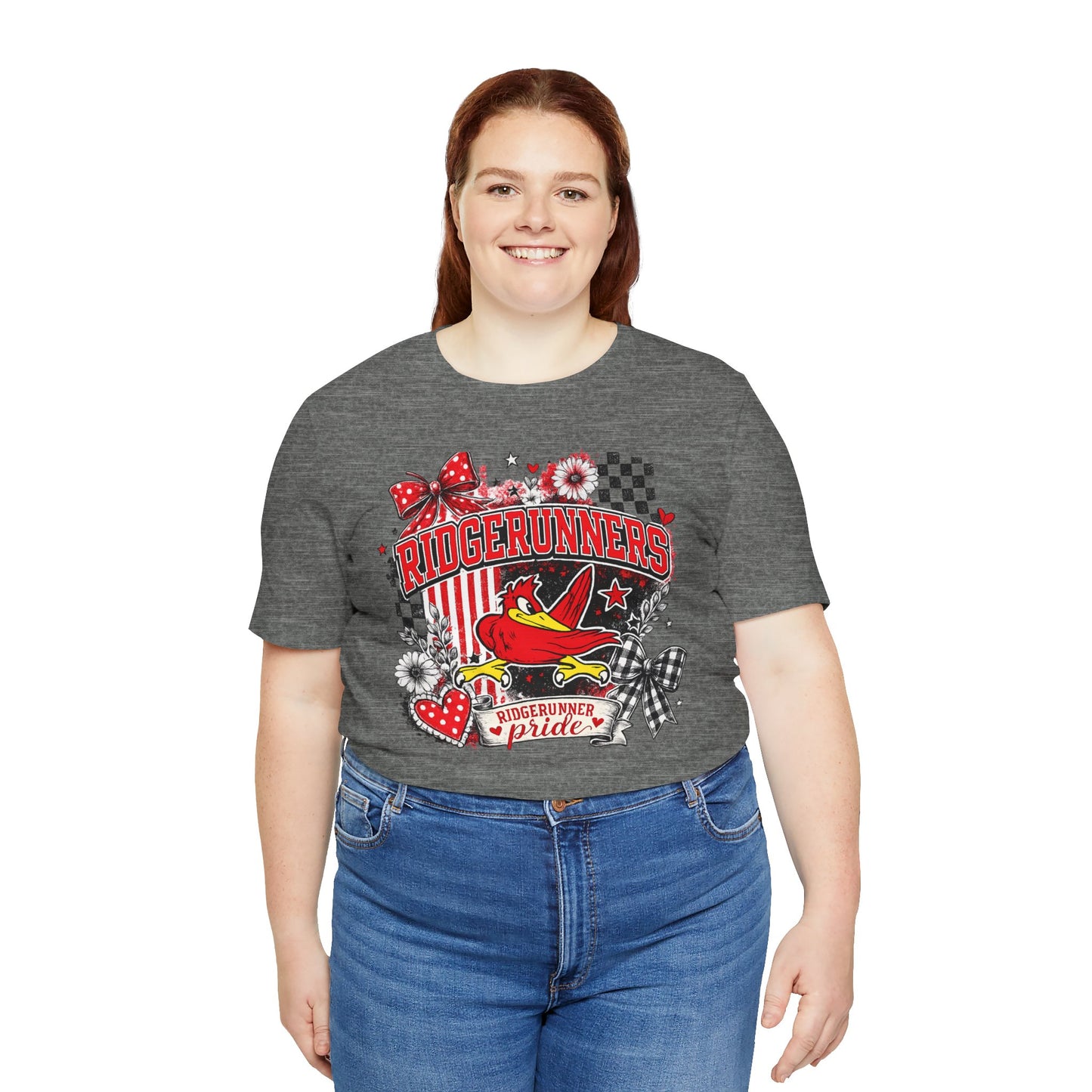 Ridgerunners Pride T-Shirt — School Mascot Red & Black Graphic Tee