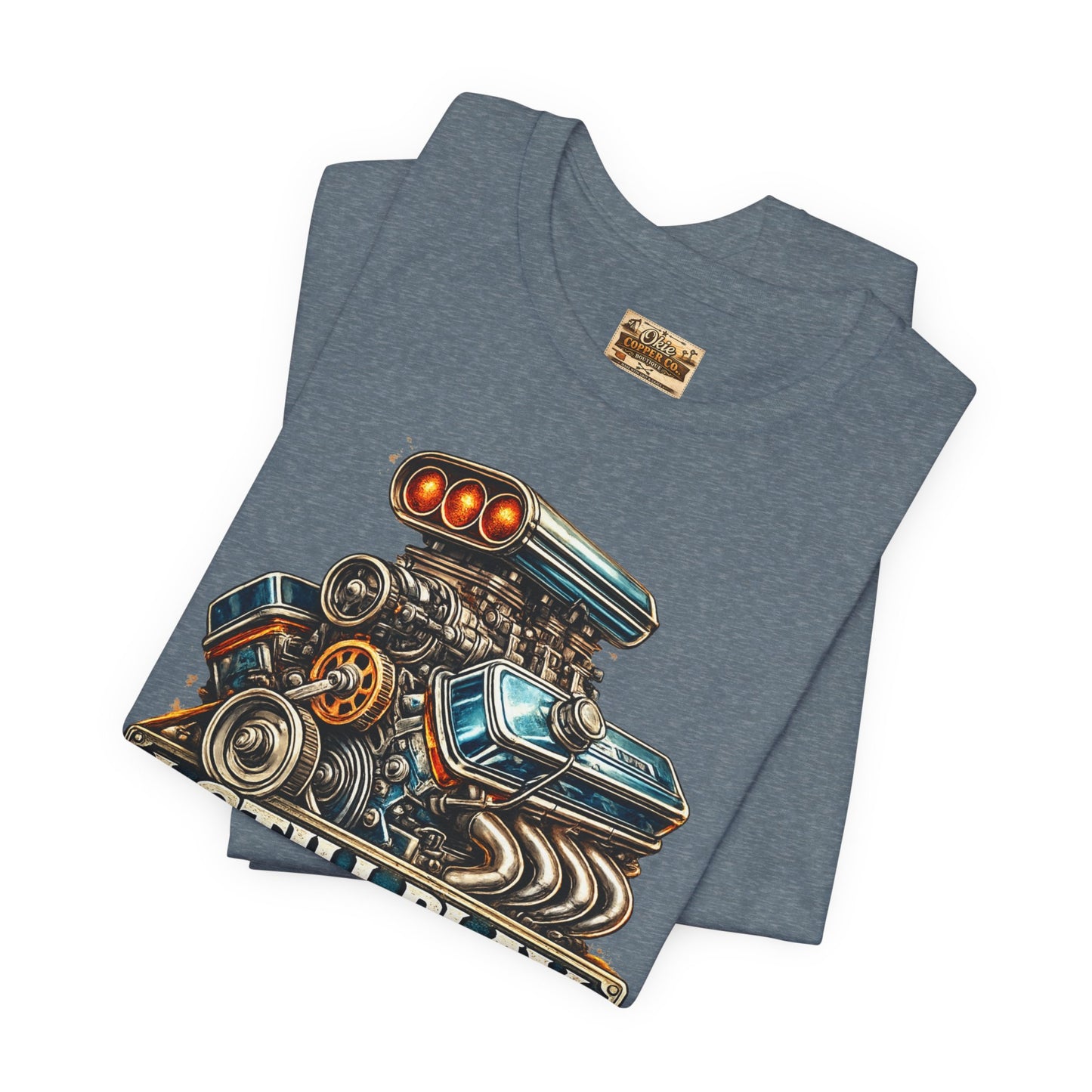 Engine Graphic Tee — "I Still Play With Blocks" Car Lover T-Shirt