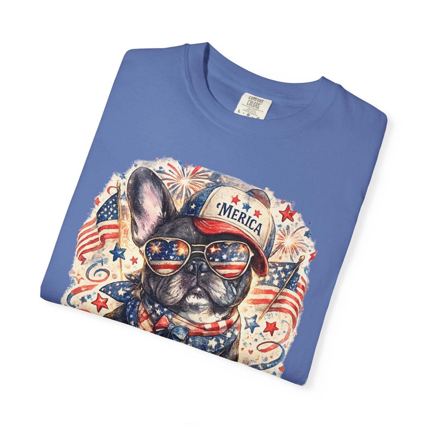 'Merica Patriotic French Bulldog T-Shirt