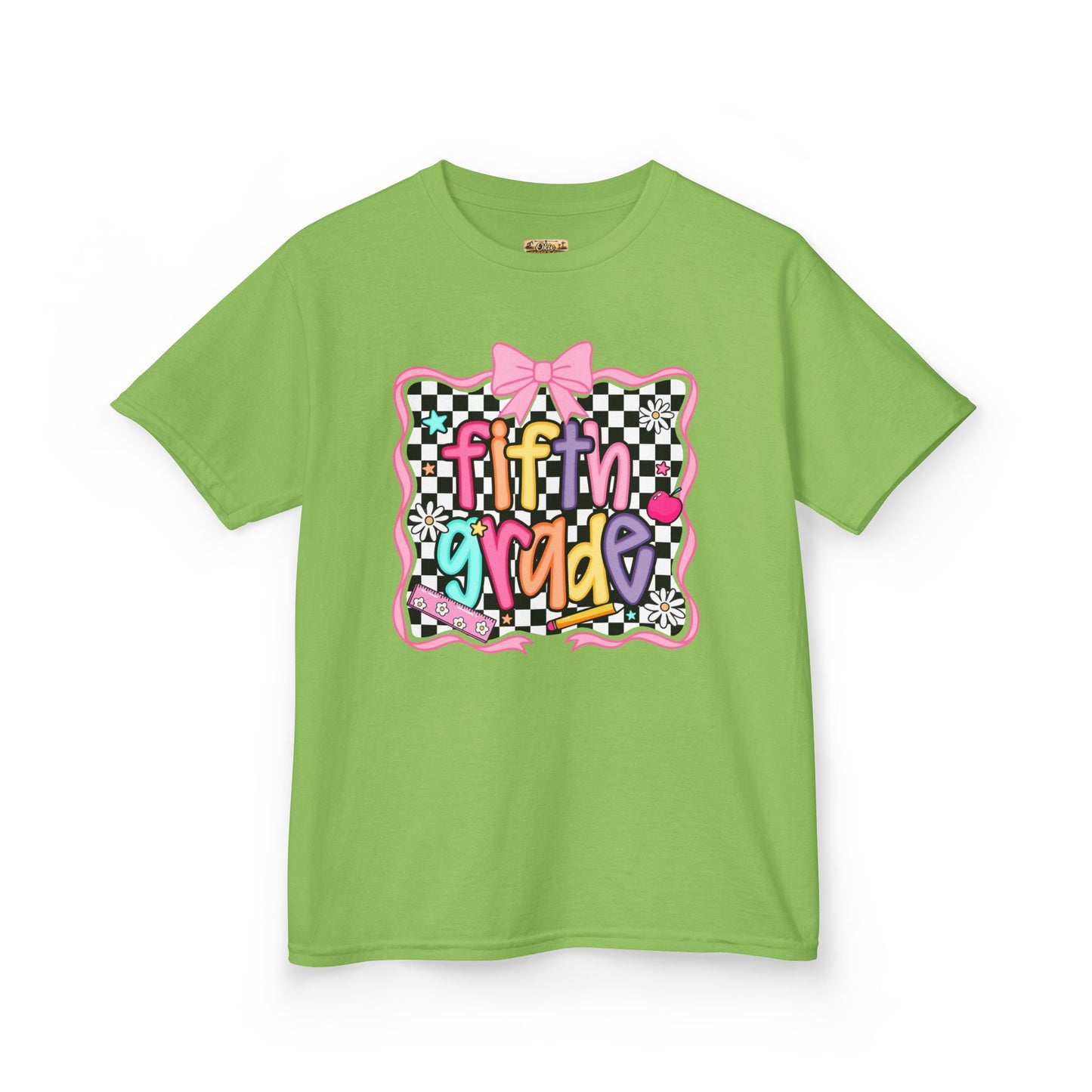 Fifth Grade Kids T‑Shirt — Colorful Back‑to‑School Design