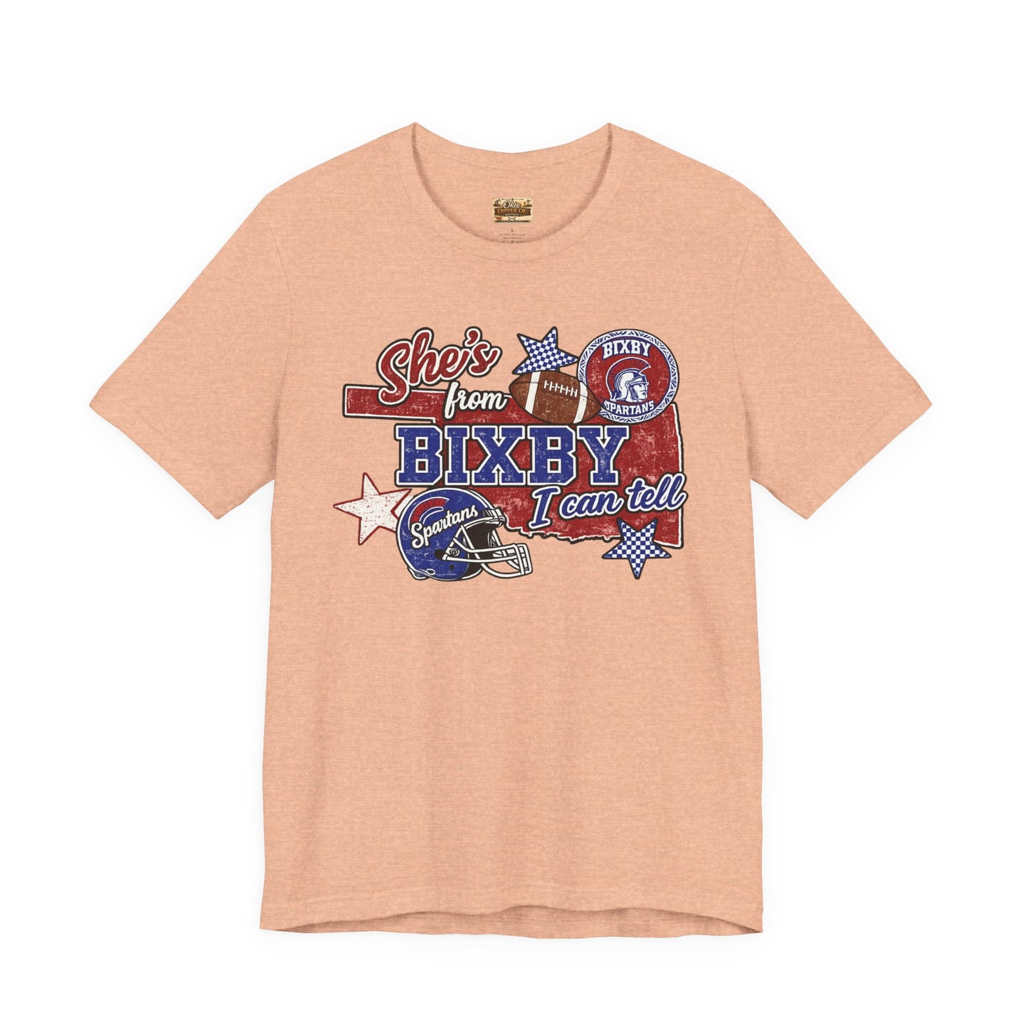 Bixby Football Tee — "She’s from Bixby I can tell" Vintage Team Shirt