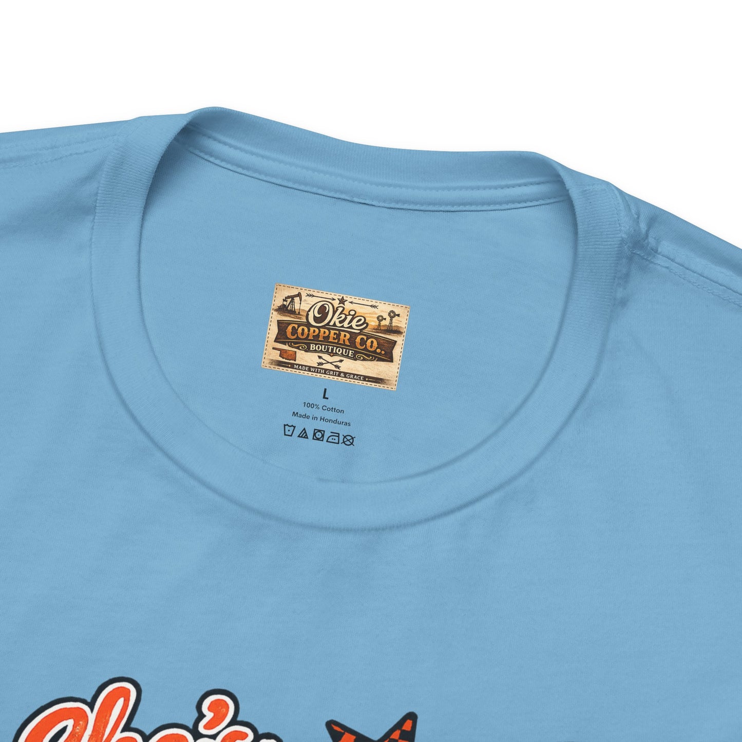 Afton Football Town Retro Graphic Tee — "Shes from Afton I can too"