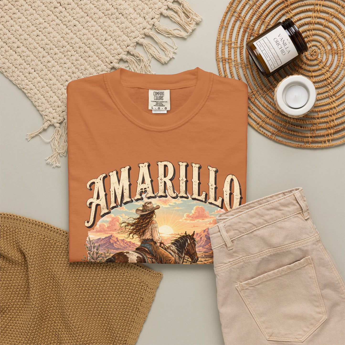 Amarillo By Morning Cowboy T-Shirt — Western Rodeo Graphic Tee