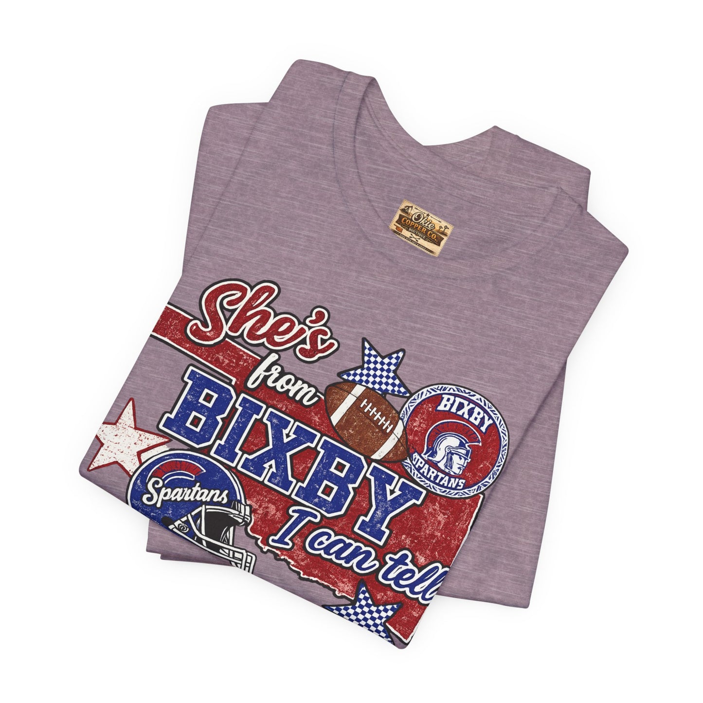 Bixby Football Tee — "She’s from Bixby I can tell" Vintage Team Shirt