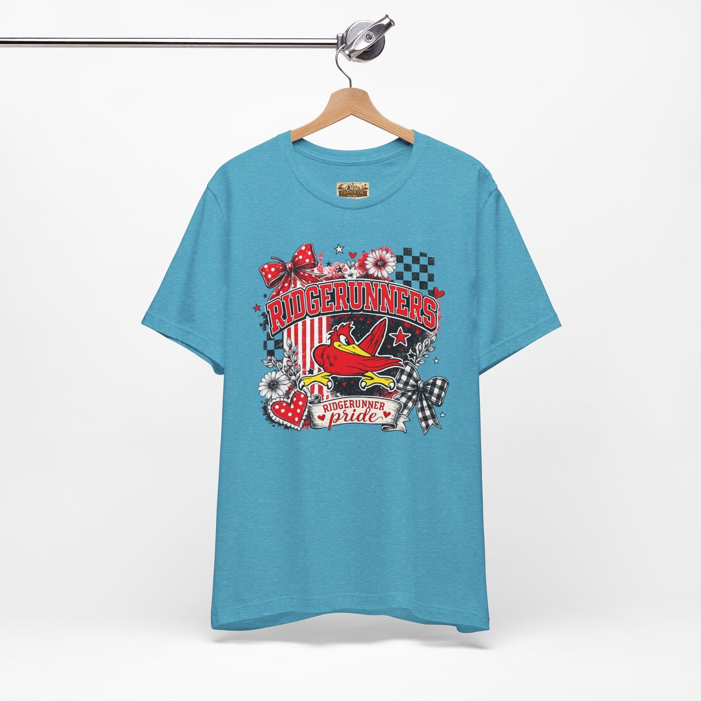 Ridgerunners Pride T-Shirt — School Mascot Red & Black Graphic Tee