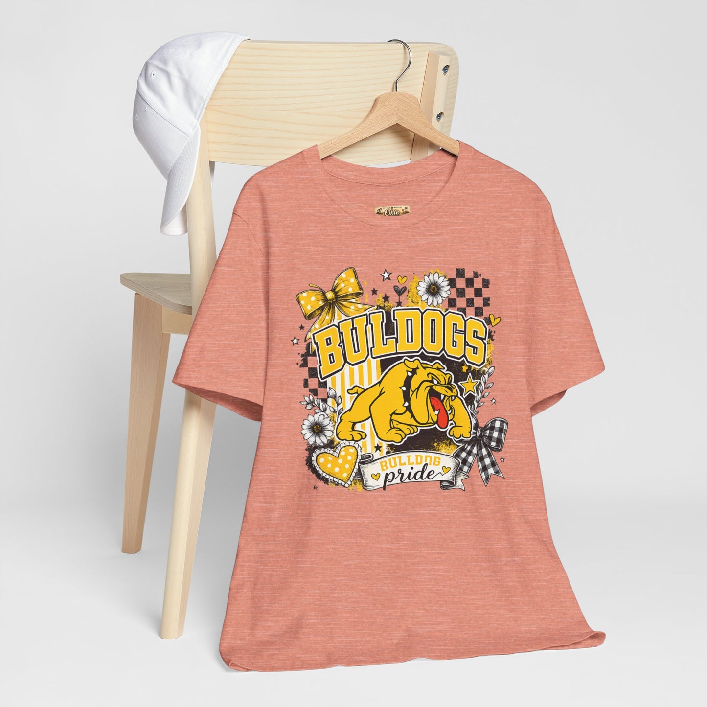 Bulldogs Pride T-Shirt – Yellow Mascot Graphic Tee