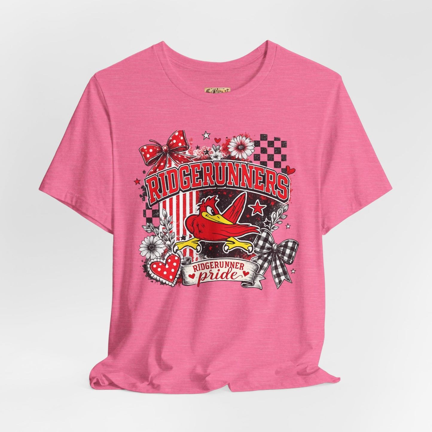 Ridgerunners Pride T-Shirt — School Mascot Red & Black Graphic Tee