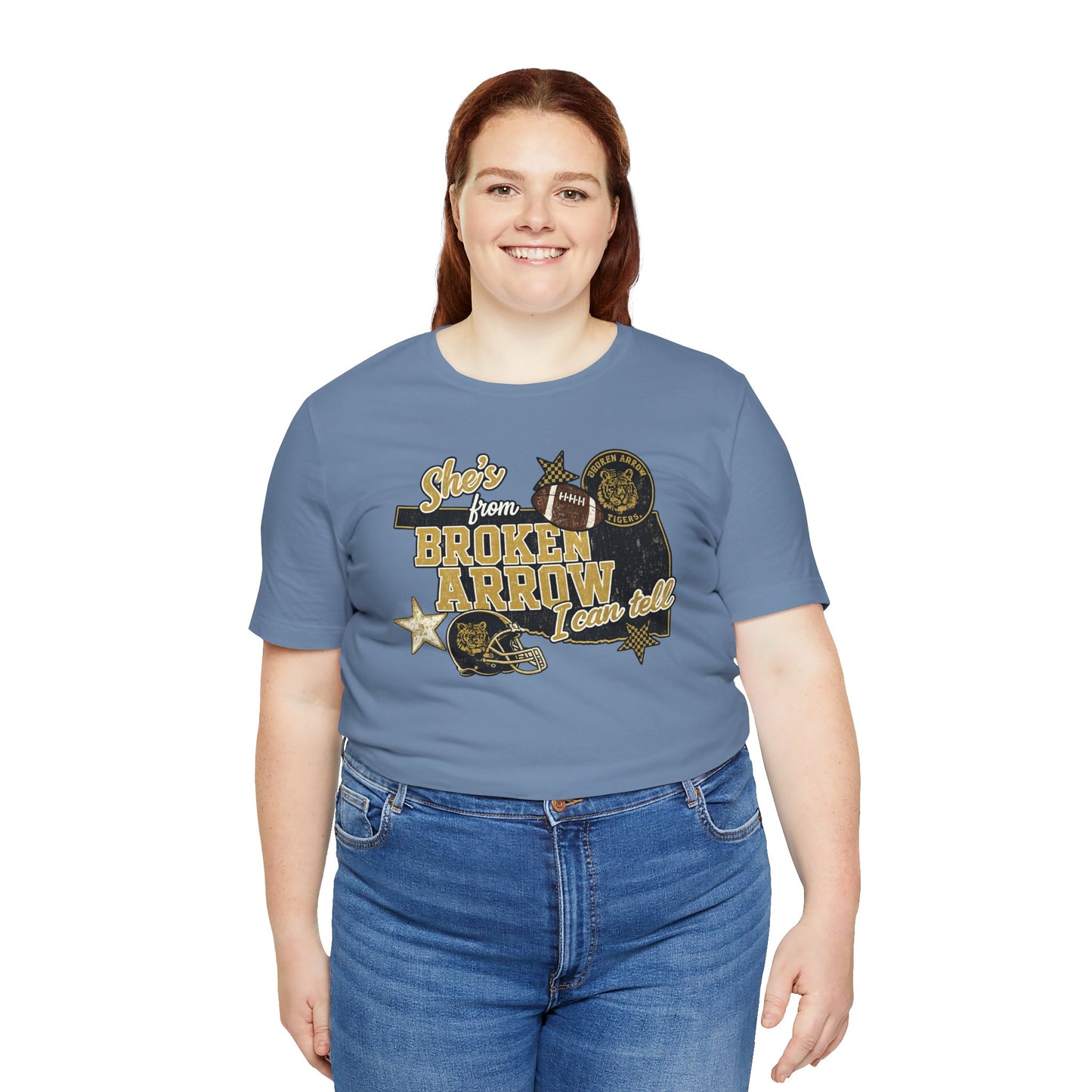 Broken Arrow Oklahoma Retro Graphic Tee — "Stars From Broken Arrow" Vintage Style T‑Shirt