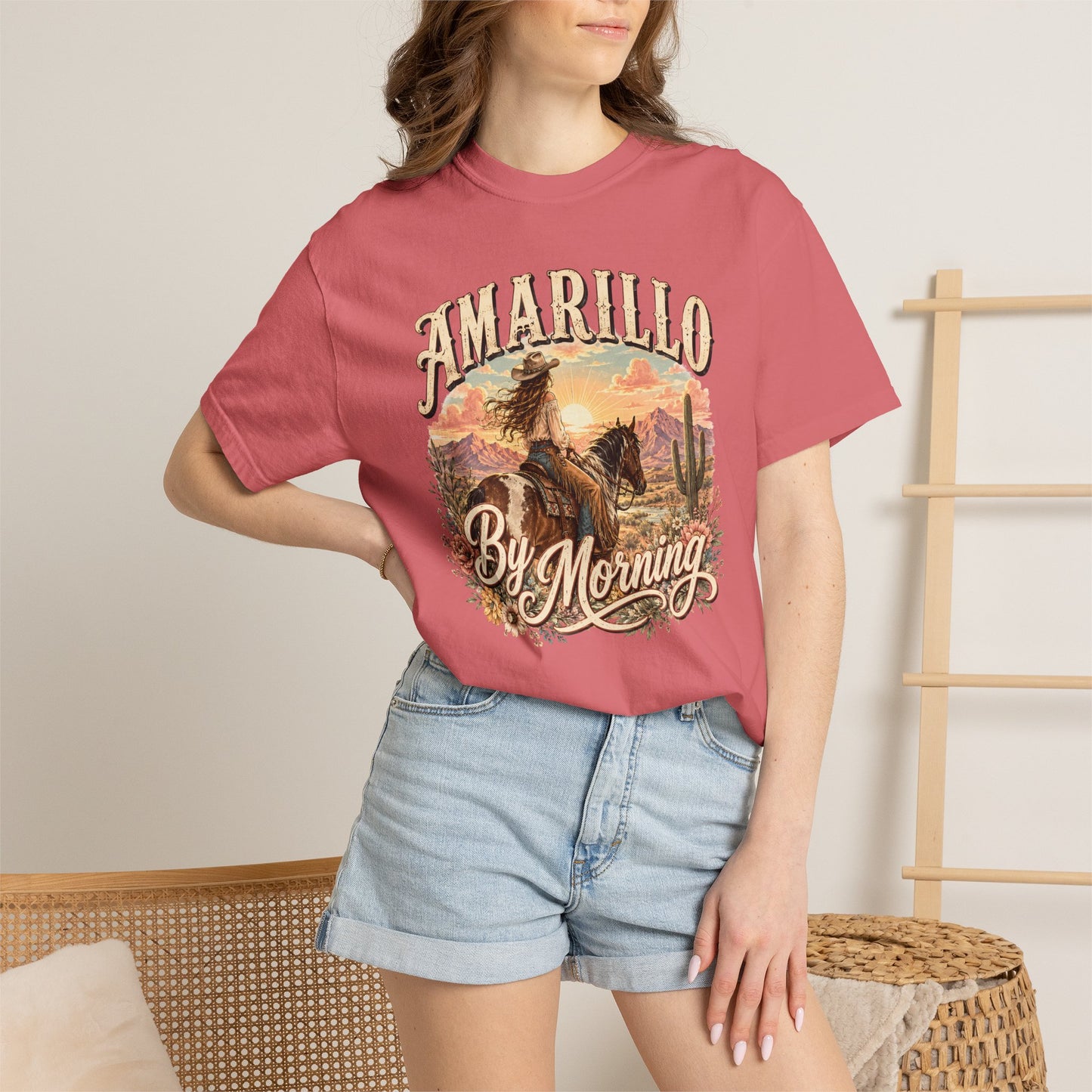 Amarillo By Morning Cowboy T-Shirt — Western Rodeo Graphic Tee
