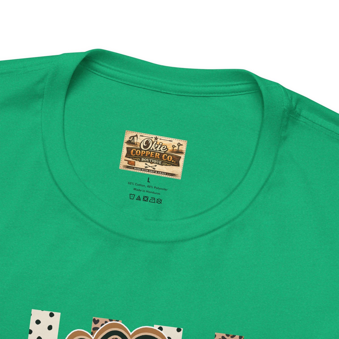 Counselor Tee — Retro Checkerboard & Leopard Print Graphic T-Shirt