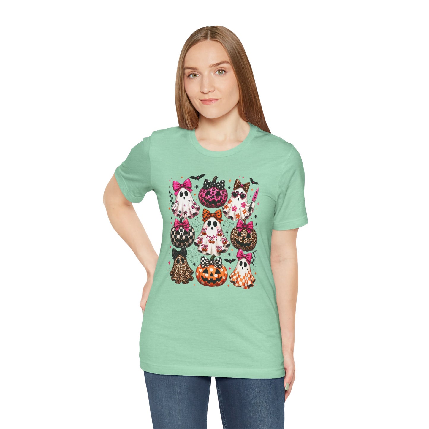 Halloween Kitty Pumpkins Tee