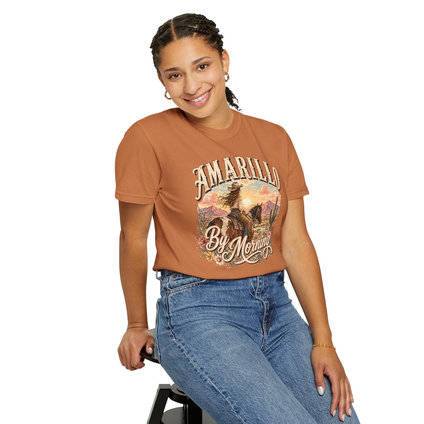 Amarillo By Morning Cowboy T-Shirt — Western Rodeo Graphic Tee