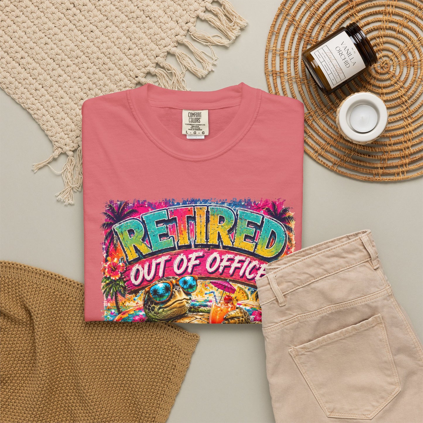 Retired Out of Office For Good T-Shirt — Funny Retirement Turtle Tee