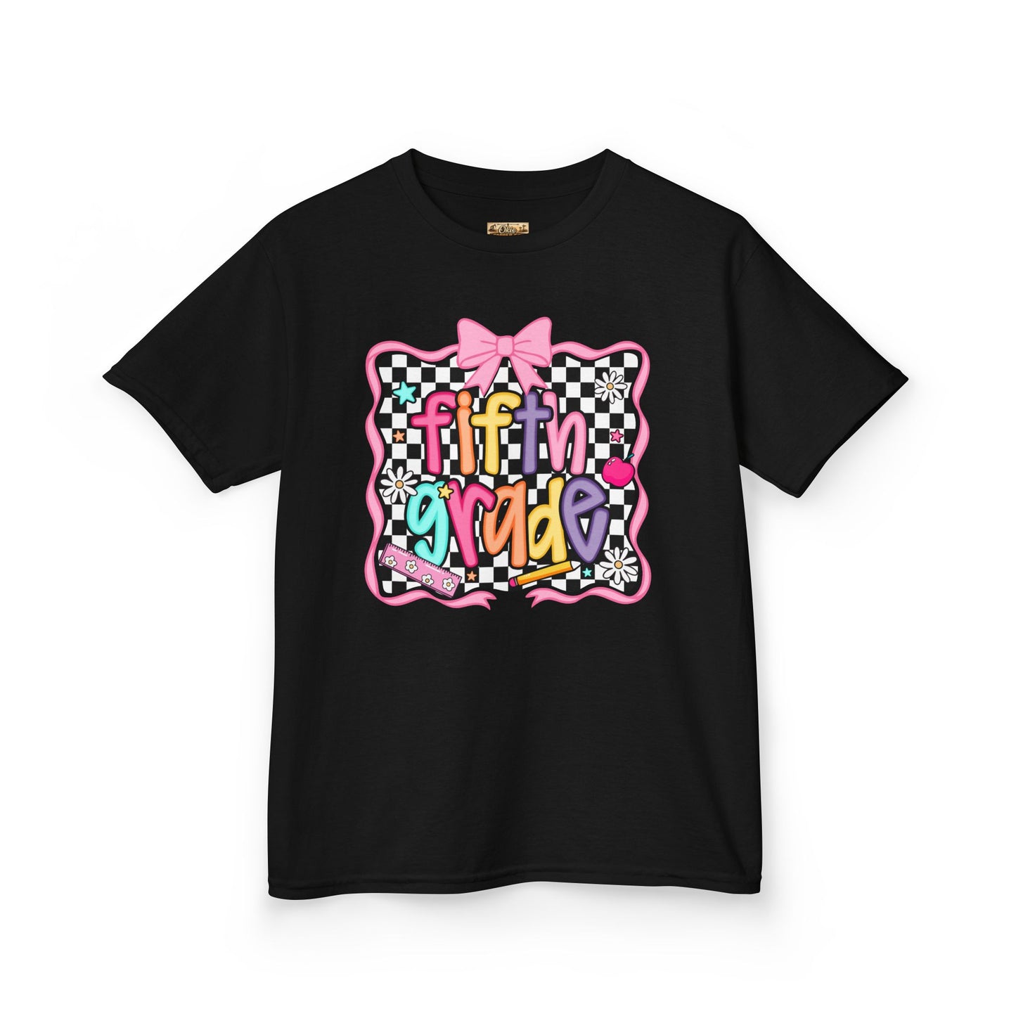 Fifth Grade Kids T‑Shirt — Colorful Back‑to‑School Design