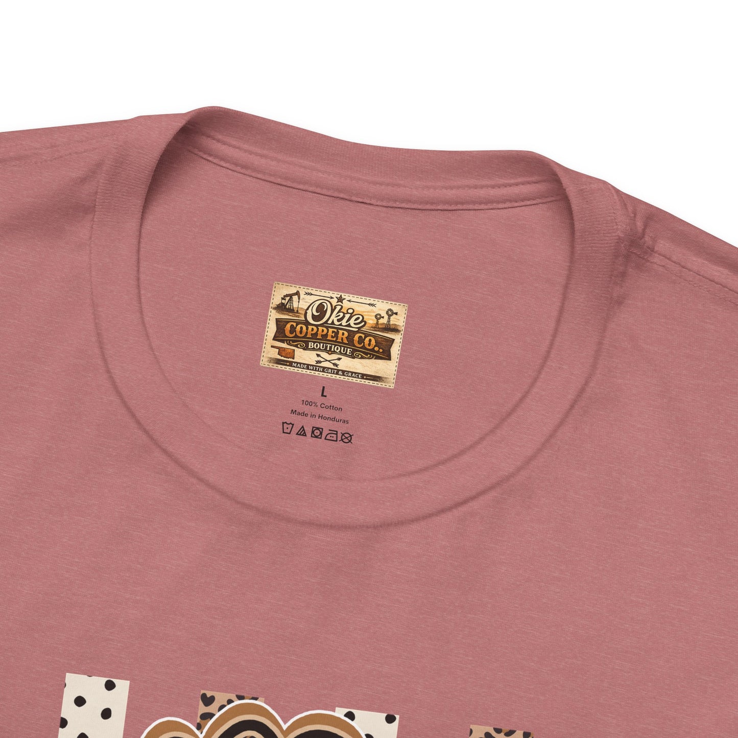 Sped S Monogram Tee — Checkerboard Leopard Graphic T-Shirt