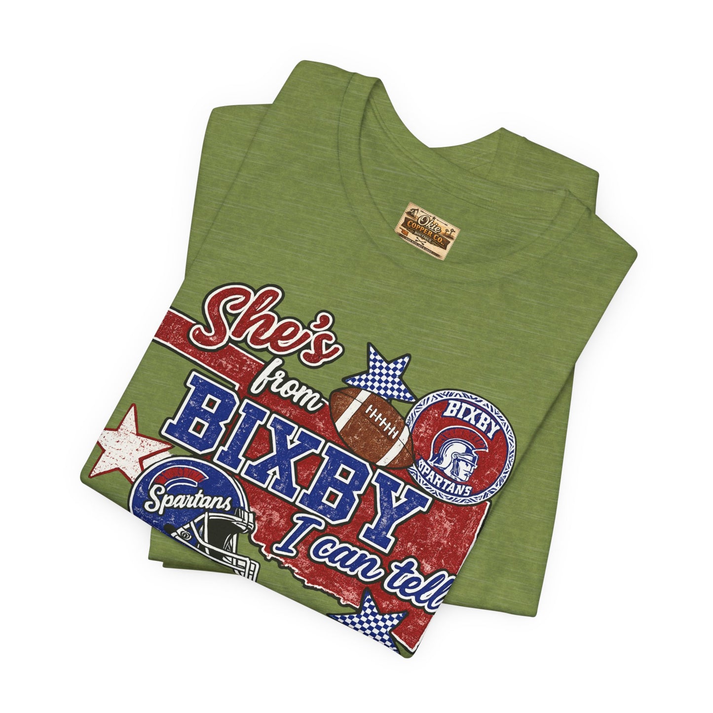Bixby Football Tee — "She’s from Bixby I can tell" Vintage Team Shirt
