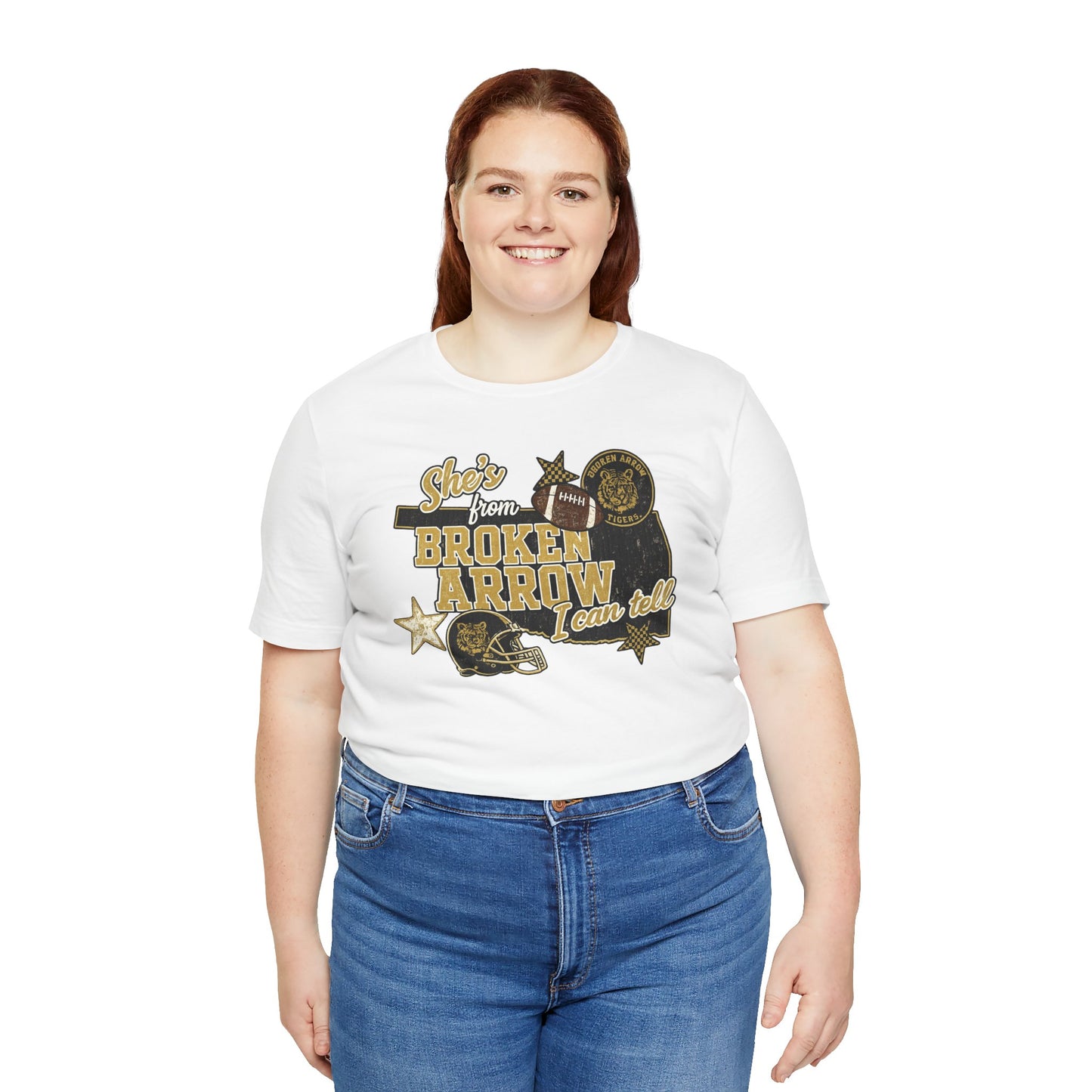 Broken Arrow Oklahoma Retro Graphic Tee — "Stars From Broken Arrow" Vintage Style T‑Shirt