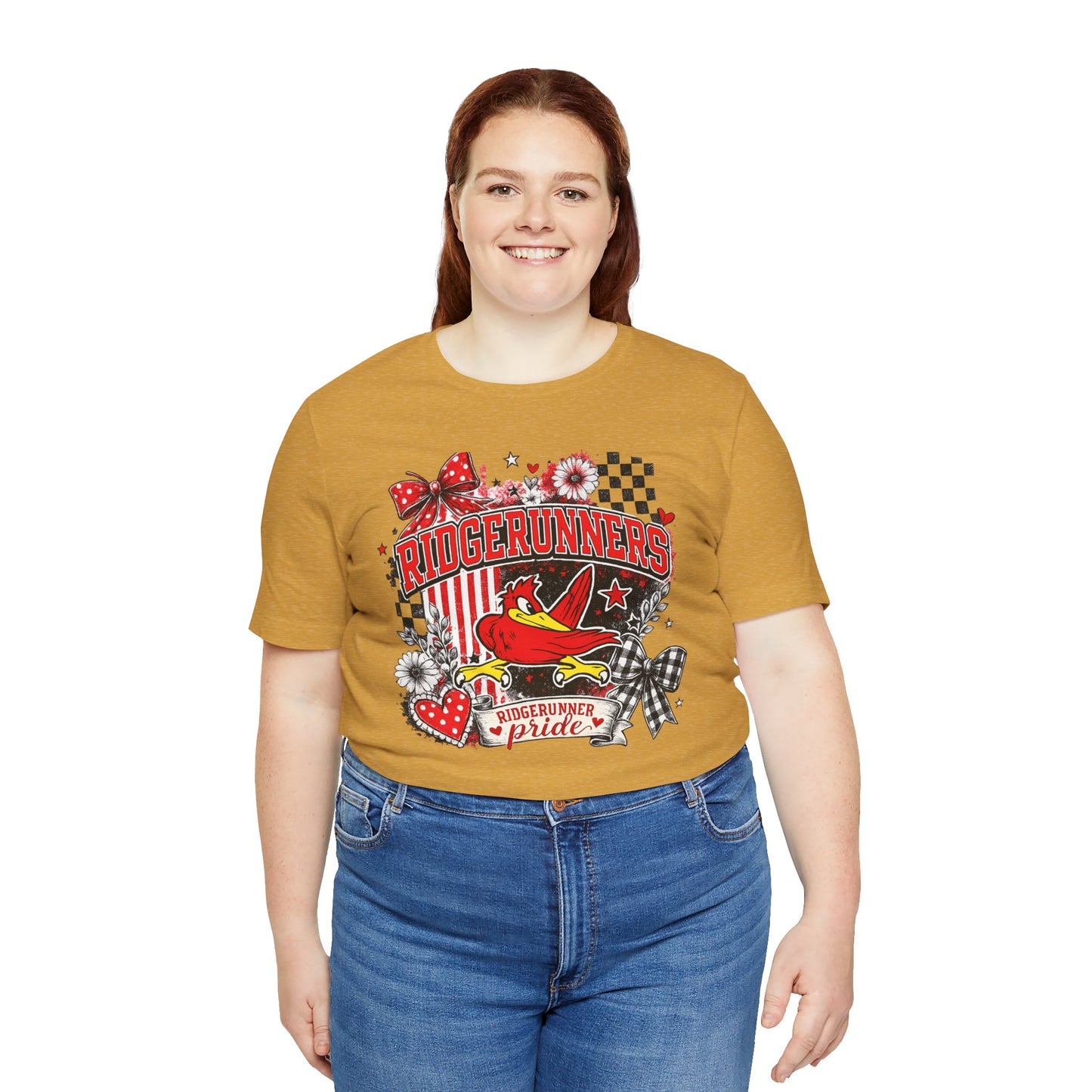 Ridgerunners Pride T-Shirt — School Mascot Red & Black Graphic Tee