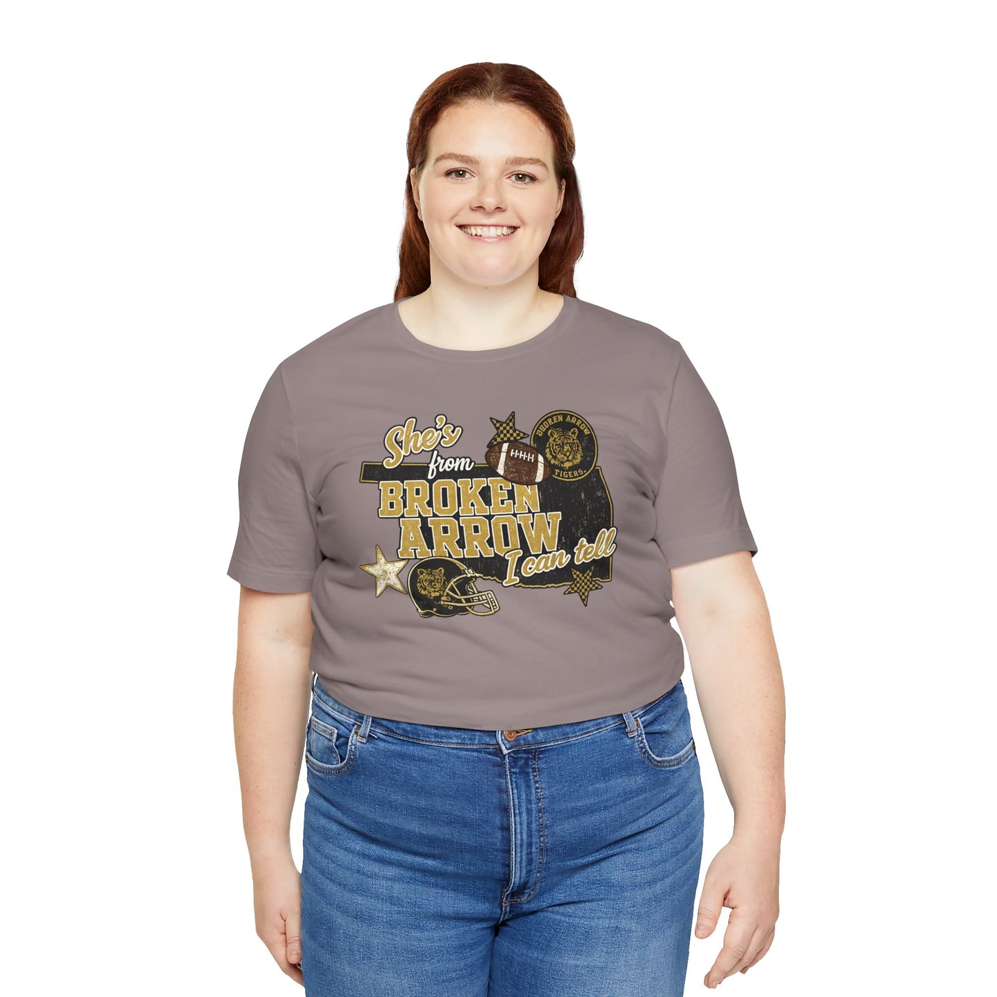 Broken Arrow Oklahoma Retro Graphic Tee — "Stars From Broken Arrow" Vintage Style T‑Shirt
