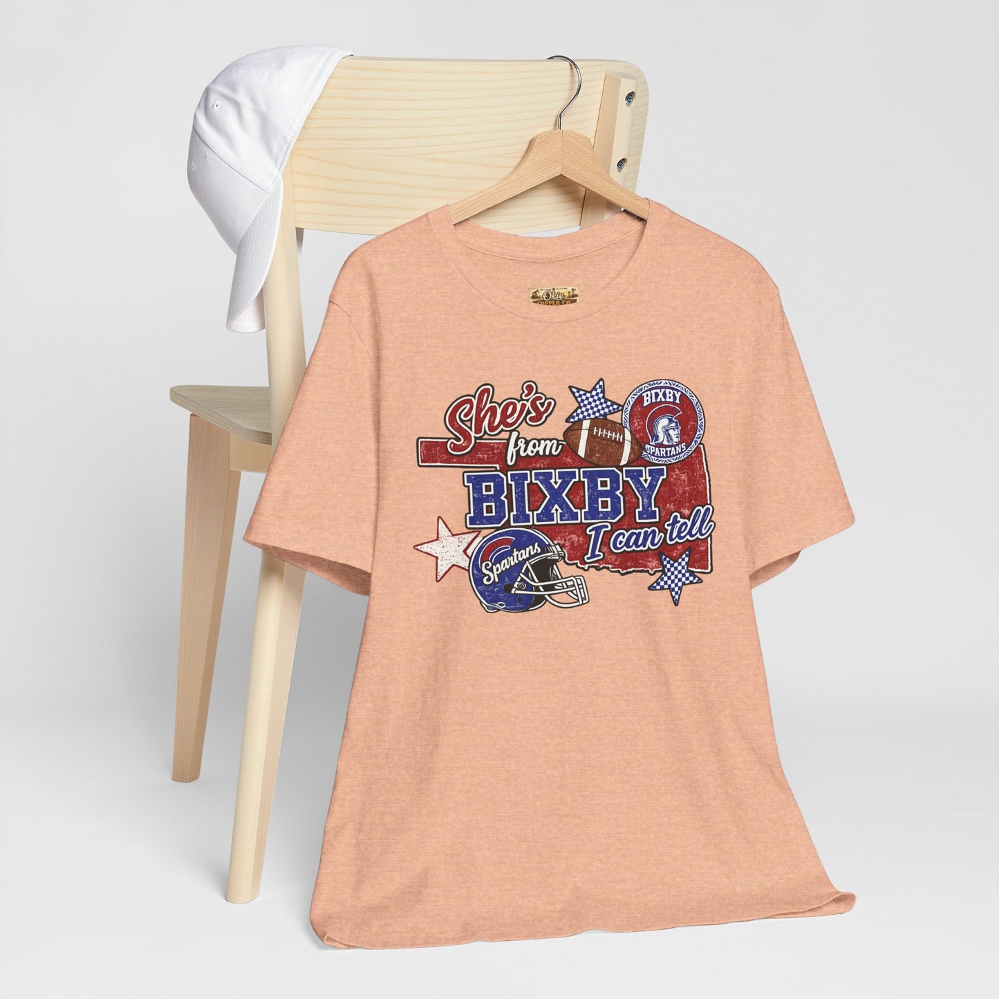 Bixby Football Tee — "She’s from Bixby I can tell" Vintage Team Shirt
