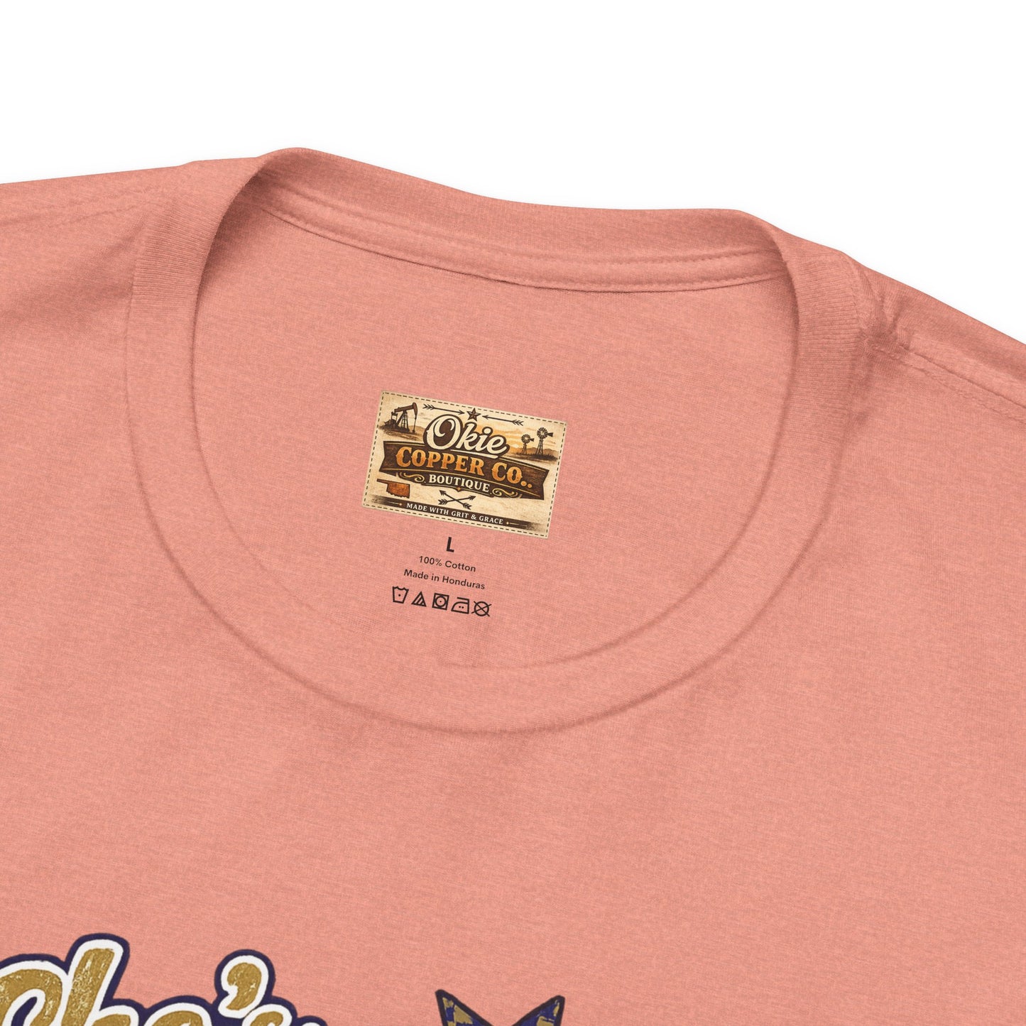 Oologah Team Tee — "Stay from Oologah Teamster" Vintage Football Graphic T-Shirt