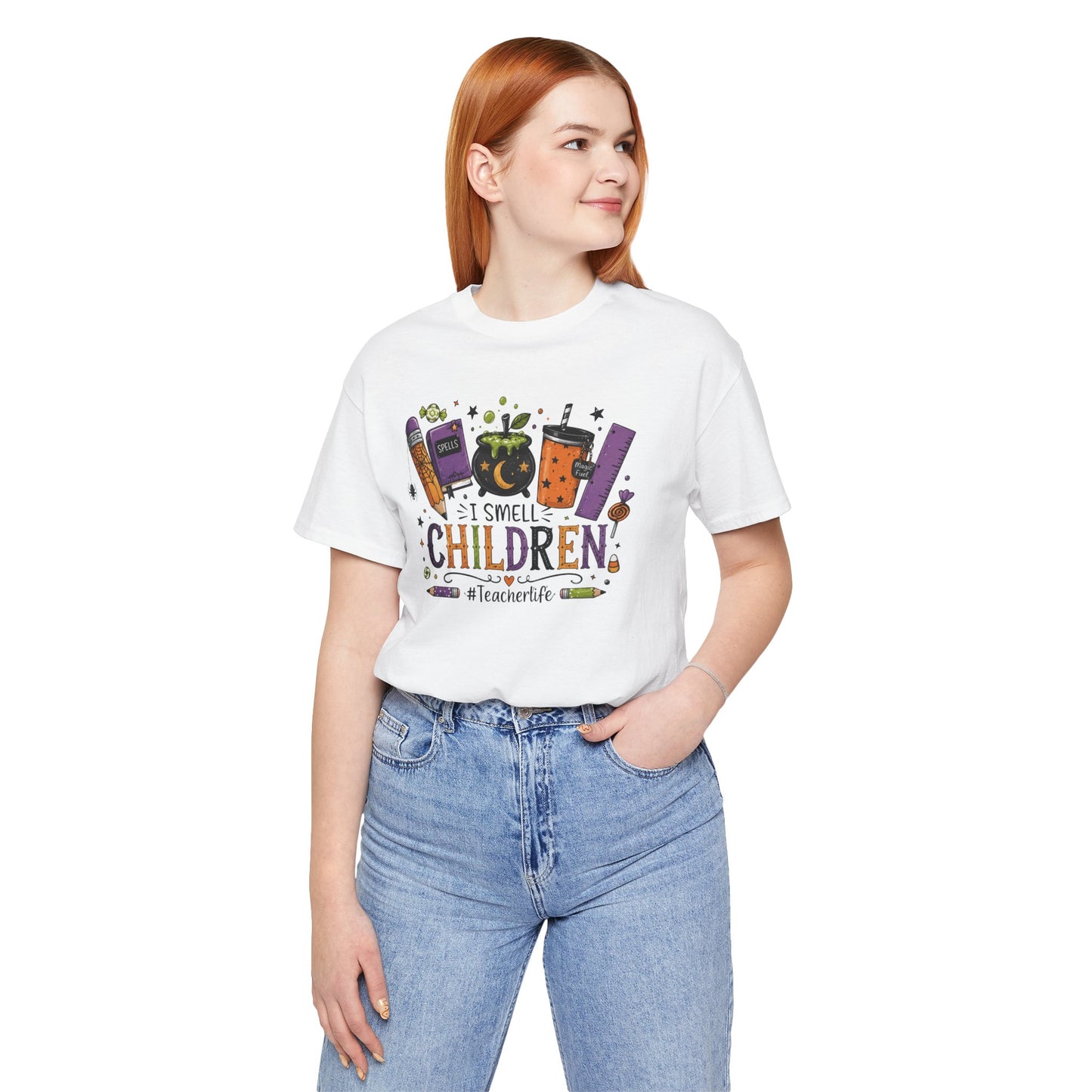 I Smell Children Halloween Teacher T-Shirt