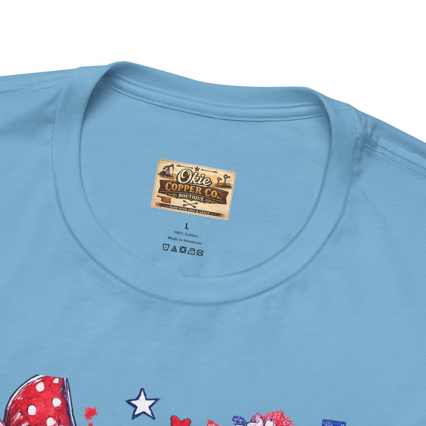 Spartans Pride Graphic Tee — Red, White & Blue School Spirit T-Shirt