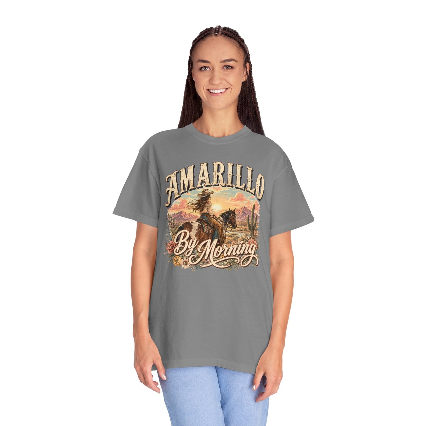 Amarillo By Morning Cowboy T-Shirt — Western Rodeo Graphic Tee