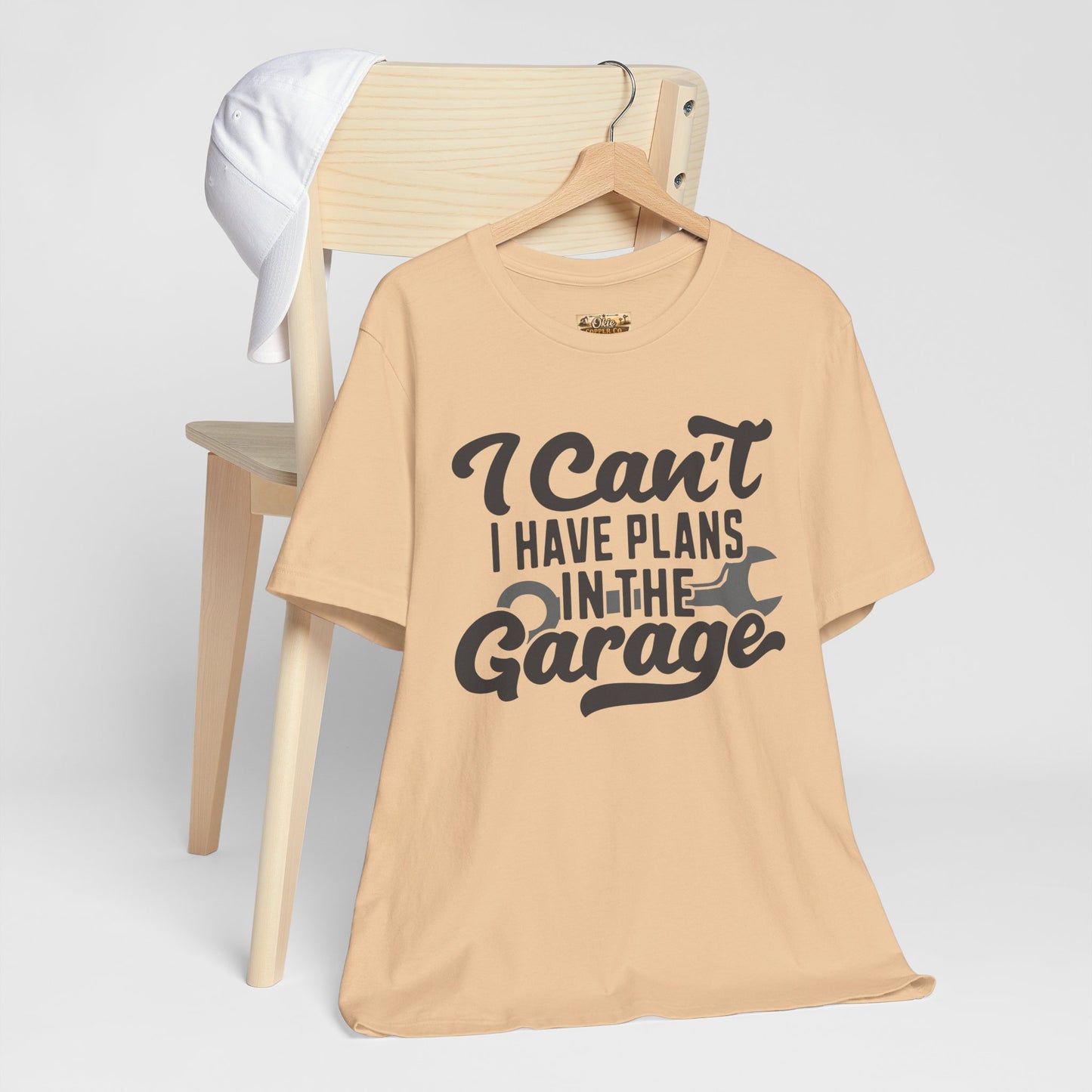 Garage Plans T-Shirt — "I Can't, I Have Plans in the Garage" Mechanic Tee