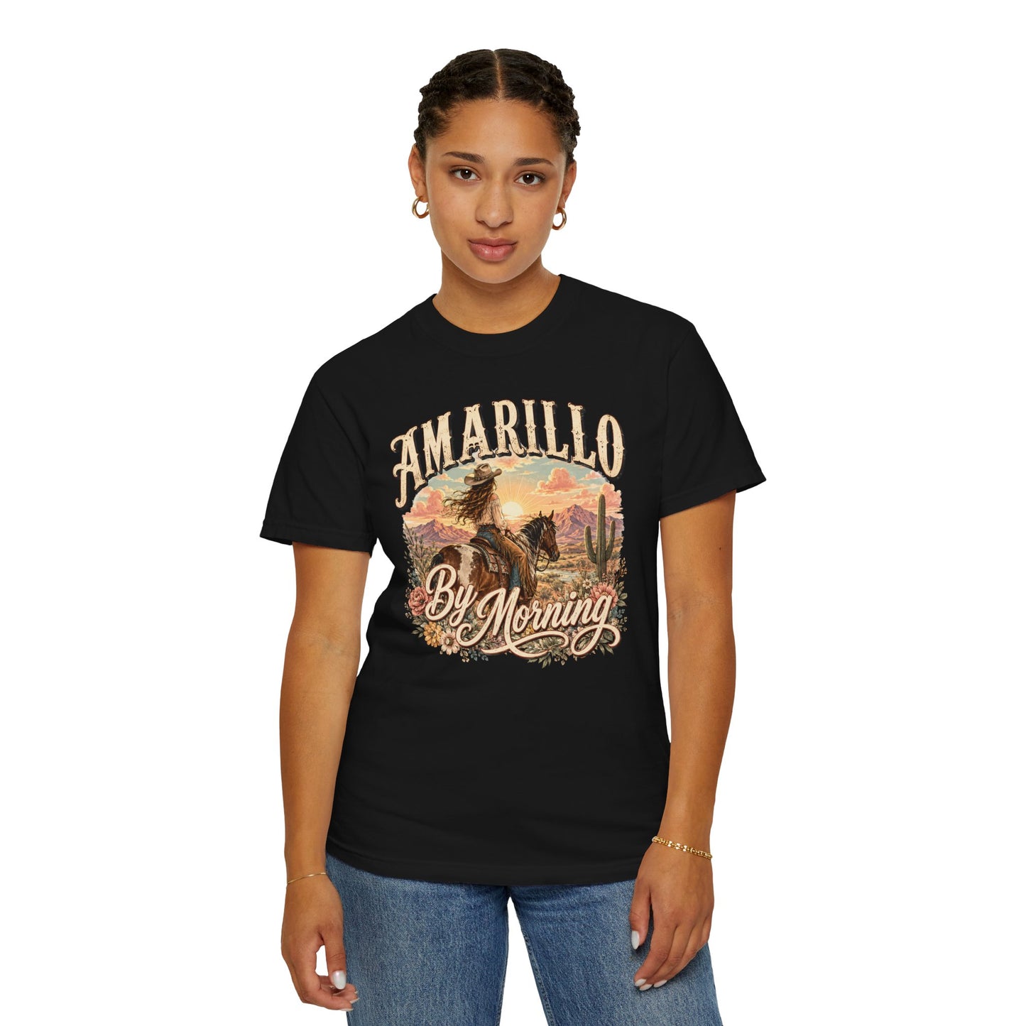 Amarillo By Morning Cowboy T-Shirt — Western Rodeo Graphic Tee