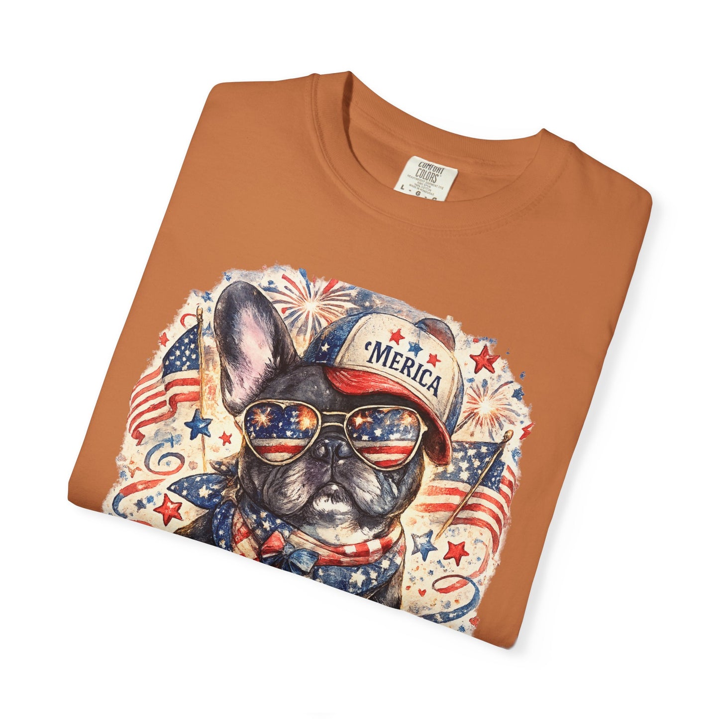 'Merica Patriotic French Bulldog T-Shirt