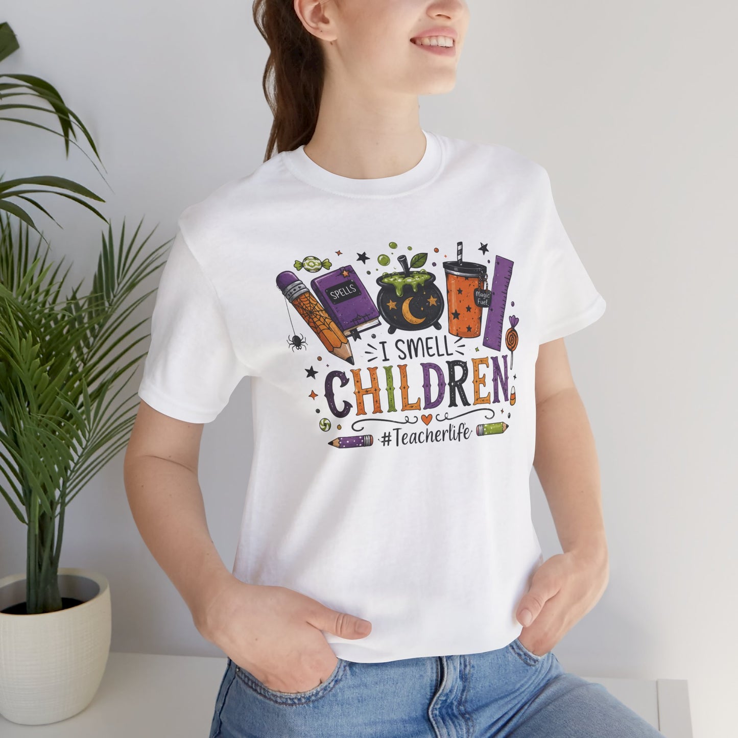 I Smell Children Halloween Teacher T-Shirt