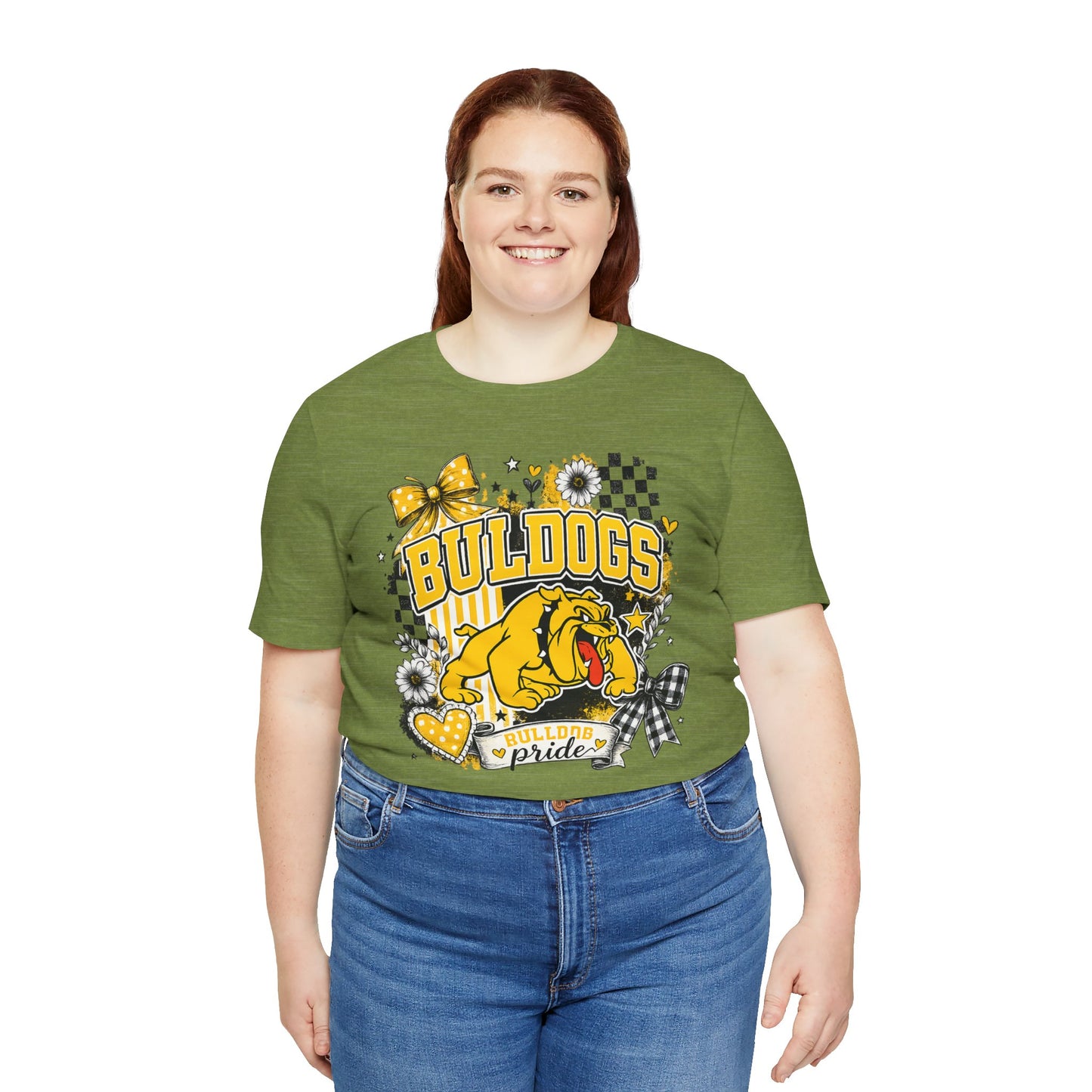 Bulldogs Pride T-Shirt – Yellow Mascot Graphic Tee