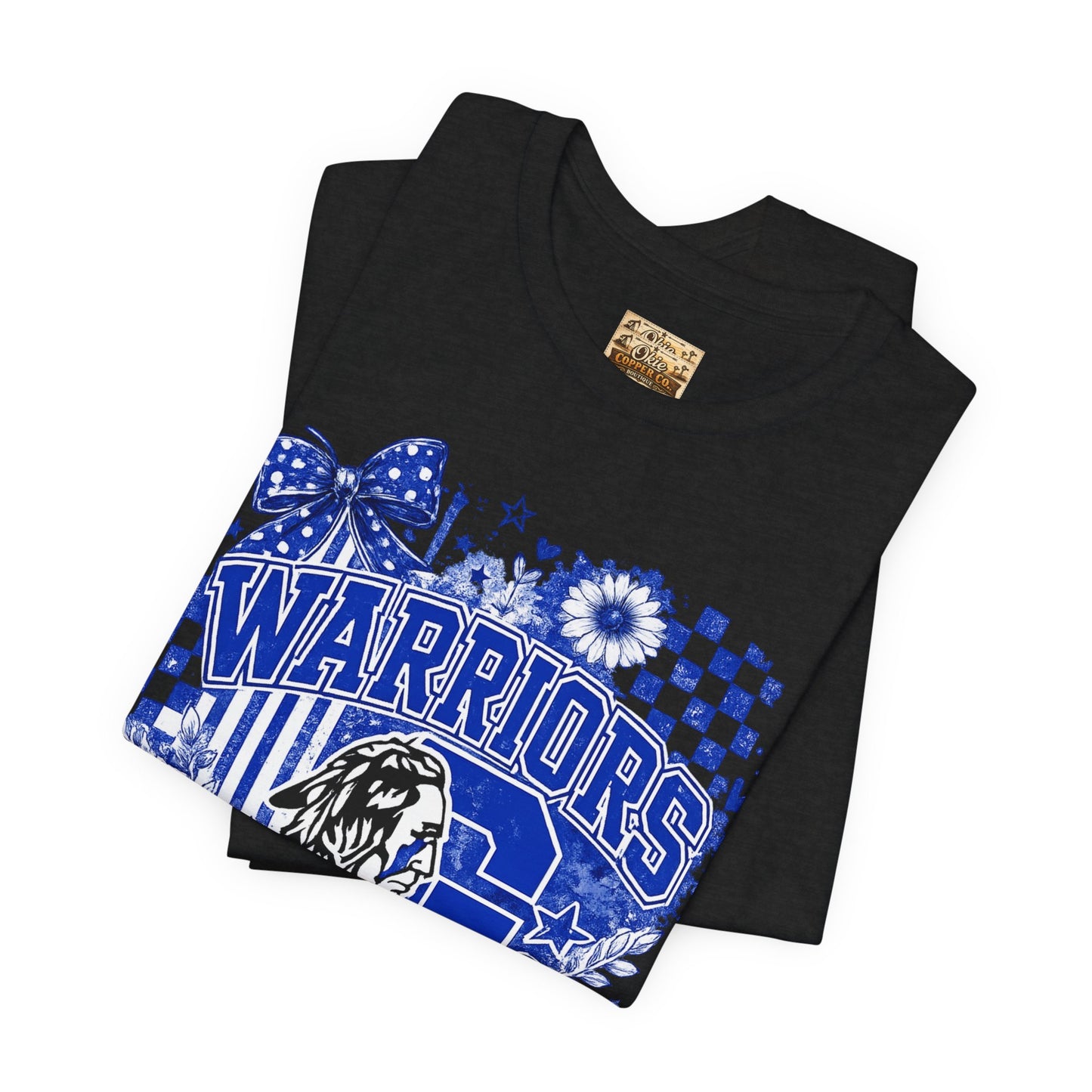Warriors Pride Graphic Tee — School Spirit Warrior Mascot T-Shirt