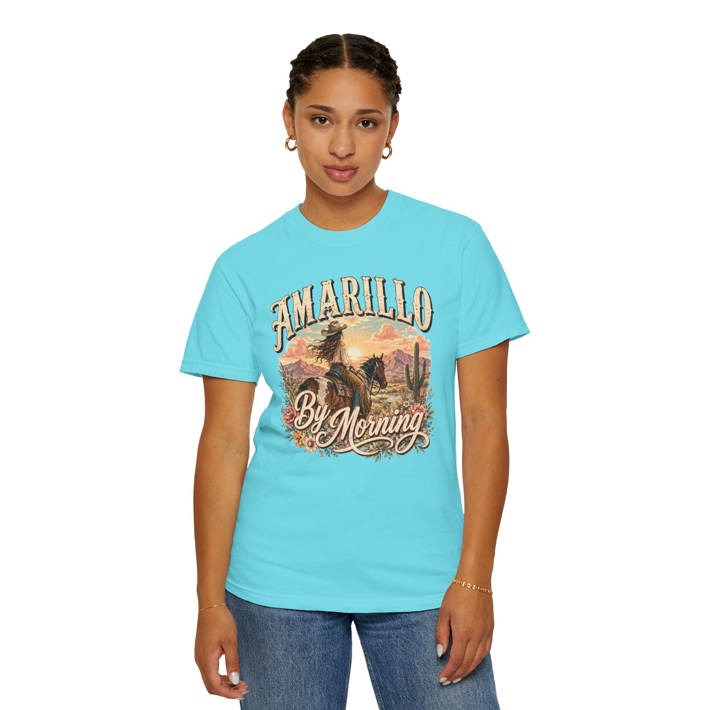 Amarillo By Morning Cowboy T-Shirt — Western Rodeo Graphic Tee