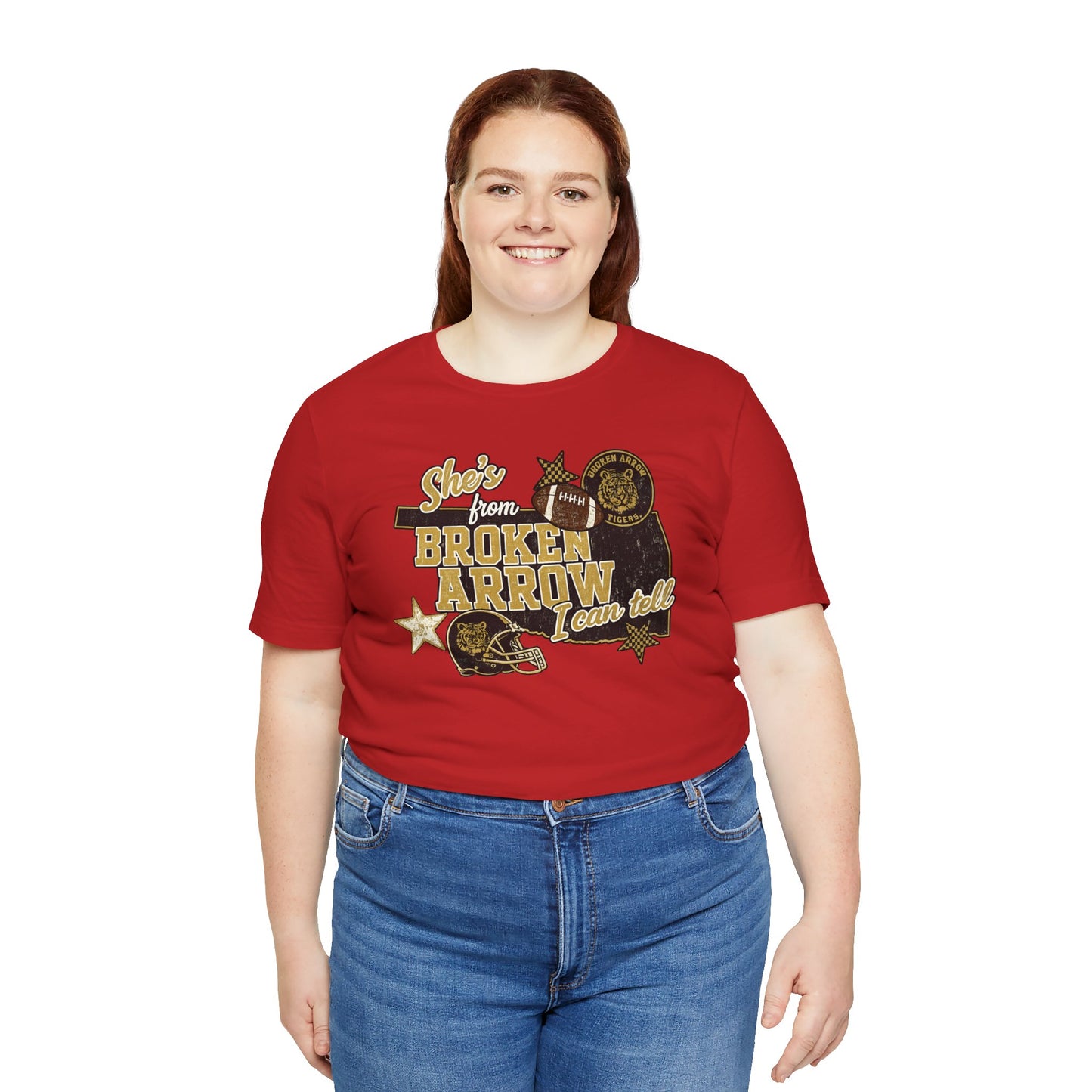 Broken Arrow Oklahoma Retro Graphic Tee — "Stars From Broken Arrow" Vintage Style T‑Shirt